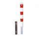 z�brana vjazdu vyn�mateln�, bielo �erven�, priemer 102mm  91