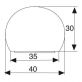 bezpe�nostn� profil z polyuret�novej peny 5000mm 6 - pohled 2 - www.idealmarket.sk