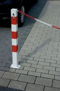 z�brana vjazdu s uzamykateln�m retazom, 70x70mm, farba 3