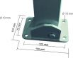 zemn� doska na pripevnenie sklopn� z�brany vjazdu firmy KRAFT Servis s.r.o. - www.idealmarket.sk