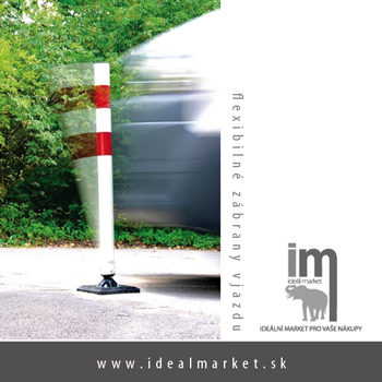 flexibiln vkyvn zbrany vjazdu, www.idealmarket.sk, KRAFT Servis s.r.o.