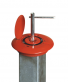 z�brana z�pustn�, �ervenobiela, poloautomatick�, priemer 76mm 2 - pohlad 3 - www.idealmarket.sk