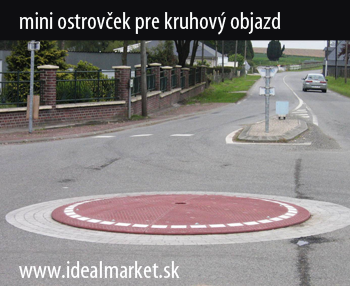 mini ostrovek pre kruhov objazdy, www.idealmarket.cz