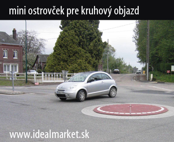 mini ostrovek pre kruhov objazd, www.idealmarket.sk