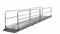 bezpe�nostn� most�k ocel, hlin�k, ��rka 1,3m, dl�ka 4,00 m