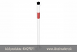 z�brana vjazdu Ø42x2,5mm, bielo-�erven�, upevnenie na skrutky, jedna osa, celkov� d�ka 900mm, k�d produktu 4042PB-1, www.idealmarket.sk