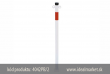 z�brana vjazdu Ø42x2,5mm, bielo-�erven�, upevnenie na skrutky, dve osi, celkov� d�ka 900mm, k�d produktu 4042PB-2, www.idealmarket.sk