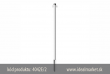 z�brana vjazdu Ø42x2,5mm, �iarovo zimkovan�, k zarazeniu do zeme, dve osi, celkov� d�ka 1300mm, k�d produktu 4042E-2, www.idealmarket.sk