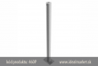 z�brana vjazdu Ø60x2,5mm, �iarovo zinkovan�, upevnenie na skrutky, bez osi, celkov� d�ka 900mm, k�d produktu 460P, www.idealmarket.sk