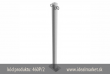 z�brana vjazdu Ø60x2,5mm, �iarovo zinkovan�, upevnenie na skrutky, dve osi, celkov� d�ka 900mm, k�d produktu 460P-2, www.idealmarket.sk