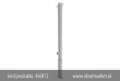 z�brana vjazdu Ø60x2,5mm, �iarovo zinkovan�, vyberate�n�, uzamykate�n�, dve osi, celkov� d�ka nad zemou 900mm, k�d produktu 460F-2, www.idealmarket.sk