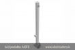 z�brana vjazdu Ø60x2,5mm, �iarovo zinkovan�, sklopn�, trojhrann� uzamknutie, bez osi, d�ka nad zemou 900mm, k�d produktu 460FU, www.idealmarket.sk