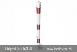z�brana vjazdu bielo-�erven�, sklopn�, 460FUB 