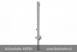 z�brana vjazdu Ø60x2,5mm, �iarovo zinkovan�, sklopn�, na zabetonovanie, trojhrann� uzamknutie, bez osi, d�ka nad zemou 900mm, k�d produktu 460FUH, www.idealmarket.sk
