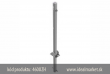 z�brana vjazdu Ø60x2,5mm, �iarovo zinkovan�, na zabetonovanie, sklopn�, cylindrick� z�mok, bez osi, d�ka nad zemou 900mm, k�d produktu 460UZH, www.idealmarket.sk