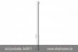 z�brana vjazdu Ø60x2,5mm, vyberate�n�, �iarovo zinkovan�, na zabetonovanie, visiaci z�mok, d�ka nad zemou 900mm, jedna osa, k�d produktu 460V-1, www.idealmarket.sk