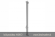 z�brana vjazdu Ø60x2,5mm, vyberate�n�, �iarovo zinkovan�, na zabetonovanie, visiaci z�mok, d�ka nad zemou 900mm, dve osi, k�d produktu 460V-2, www.idealmarket.sk