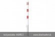 z�brana vjazdu Ø60x2,5mm, vyberate�n�, �iarovo zinkovan�, na zabetonovanie, visiaci z�mok, d�ka nad zemou 900mm, dve osi, k�d produktu 460VB-1, www.idealmarket.sk