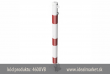 z�brana vjazdu �erveno-biela Ø60x2,5 mm, bez osi, sklopn� z�brana uchyten� na hmo�dinky, 900mm nad zemou, na visiaci z�mok, k�d produktu 460UVB, www.idealmarket.sk