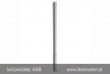 vyberate�n� z�brana vjazdu Ø60x2,5 mm, bez osi, 900mm nad zemou, na zabetonovanie do zemnej obj�mky, k�d produktu 460H, www.idealmarket.sk