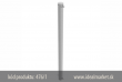 z�brana vjazdu Ø76x2,6 mm, �iarovo zinkovana, ur�en� na zabetonovanie, celkov� d��ka 1400mm, jedna osa, k�d produktu 476-1, www.idealmarket.sk