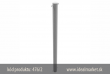 z�brana vjazdu Ø76x2,6 mm, �iarovo zinkovana, ur�en� na zabetonovanie, celkov� d��ka 1400mm, dve osi, k�d produktu 476-2, www.idealmarket.sk