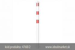 z�brana vjazdu bielo-�erven� na zabetonovanie 476B-2