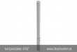 z�brana vjazdu vyberate�n� Ø76x2,6 mm, �iarovo zinkovan�, uzamknutie na cylindrick� z�mok, s obj�mkou na zabetonovanie, k�d produktu 476Z, www.idealmarket.sk