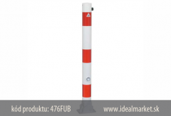 z�brana vjazdu bielo-�erven�, sklopn�, 476FUB