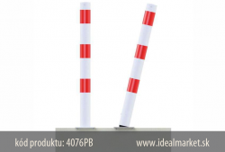 z�brana vjazdu bielo-�erven�, v�kyvn�, 4076PB
