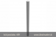 z�brana vjazdu Ø89x2,9 mm, �iarovo zinkovan�, na zabetonovanie, k�d produktu 489, www.idealmarket.sk