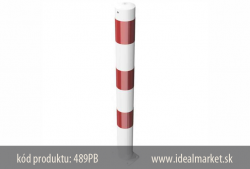 z�brana vjazdu bielo �erven�, kotva na hmo�dinky, 489PB