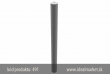 z�brana vjazdu �iarovo zinkovan� na zabet�novanie, k�d produktu 491, Ø102x2,9mm, stacion�rna z�brana pre usadenie do betonu, celkov� d�ka 1300mm, www.idealmarket.sk