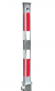 z�brana vjazdu plne zapusten�, 70x70x1100mm, bielo�erven� 1 - pohlad 1 - www.idealmarket.sk