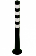 flexibiln� z�brana, st�pik v��ka 1000mmx80mm, �erno-biela 1