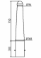 patn�k k�nick�, priemer 168/96mm stacion�rn�, 1050mm 4 - n�kres - www.idealmarket.sk