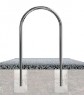 obl�kov� z�brana nerezov�, ��rka 650mm, v��ka 1200mm 45