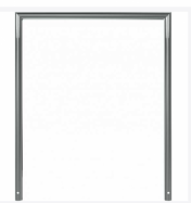 nerezov� dr�iak z trubky priemer 48mm, 1200x1000mm 3