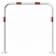 obl�k z oce�ovej r�rky priemer 48mmx2,5mm, bielo-�erven� 26