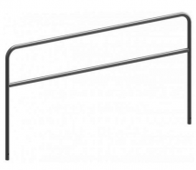 dr�iak obl�k z ocelovej trubky priemer 48mmx2,5mm, 1400mm 30