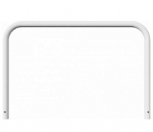 obl�kov� z�brana, priemer r�rky 60x2,5mm, v��ka 1000mm 2