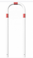 obl�kov� z�brana, priemer r�rky 60x2,5mm, v��ka 1400mm 25