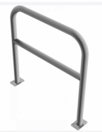 obl�kov� z�brana, trubka priemer 60mm, d�ka 1000mm 45