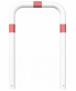 obl�kov� z�brana, trubka priemer 76mm, 750x1000mm, farba 65 - www.idealmarket.sk