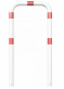 obl�kov� z�brana, trubka priemer 76mm, 750x1500mm, farba 67 - www.idealmarket.sk