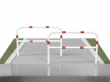 z�brana na cesty, vyn�mateln�, oto�n�, v��ka 1400mm 55 - pohlad 2 - www.idealmarket.sk