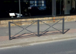 koncov� st�pik mestsk�ho plotu, 70x70x1000mm, ploch� hlava, na zabet�novanie 2 - pohlad 2 - www.idealmarket.sk