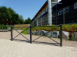 stredov� st�pik mestsk�ho plotu, 70x70x1000mm, ozdobn� hlava, na zabet�novanie 3 - pohlad 2 - www.idealmarket.sk