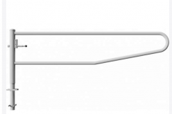 oto�n� z�vora bez podpery s visiacim z�mkom, 3000mm 4