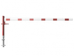 oto�n� vystu�en� z�vora 3500mm, trojhran, bielo-�erven� 5